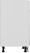 vidaXL - Onderkast - met - lade - 30x46x81,5 - cm - bewerkt - hout - hoogglans - wit