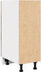 vidaXL - Onderkast - met - lade - 30x46x81,5 - cm - bewerkt - hout - oud - houtkleurig