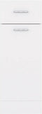 vidaXL - Onderkast - met - lade - 30x46x81,5 - cm - bewerkt - hout - wit