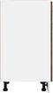 vidaXL - Onderkast - met - lade - 30x46x81,5 - cm - bewerkt - hout - gerookt - eiken