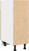 vidaXL - Onderkast - met - lade - 30x46x81,5 - cm - bewerkt - hout - artisanaal - eiken