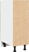 vidaXL - Onderkast - met - lade - 30x46x81,5 - cm - bewerkt - hout - betongrijs