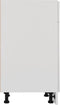 vidaXL - Onderkast - met - lade - 40x46x81,5 - cm - bewerkt - hout - hoogglans - wit
