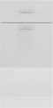 vidaXL - Onderkast - met - lade - 40x46x81,5 - cm - bewerkt - hout - hoogglans - wit