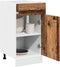 vidaXL - Onderkast - met - lade - 40x46x81,5 - cm - bewerkt - hout - oud - houtkleurig