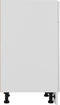 vidaXL - Onderkast - met - lade - 40x46x81,5 - cm - bewerkt - hout - hoogglans - wit