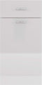 vidaXL - Onderkast - met - lade - 40x46x81,5 - cm - bewerkt - hout - hoogglans - wit