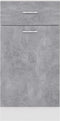 vidaXL - Onderkast - met - lade - 40x46x81,5 - cm - bewerkt - hout - betongrijs