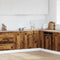 vidaXL - Onderkast - met - lade - 40x46x81,5 - cm - bewerkt - hout - oud - houtkleurig