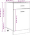 vidaXL - Onderkast - met - lade - 50x46x81,5 - cm - bewerkt - hout - oud - houtkleurig