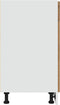 vidaXL - Onderkast - met - lade - 50x46x81,5 - cm - bewerkt - hout - artisanaal - eiken