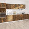 vidaXL - Onderkast - met - lade - 50x46x81,5 - cm - bewerkt - hout - gerookt - eiken
