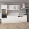vidaXL - Onderkast - met - lade - 50x46x81,5 - cm - bewerkt - hout - wit