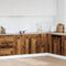 vidaXL - Onderkast - met - lade - 50x46x81,5 - cm - bewerkt - hout - oud - houtkleurig