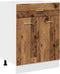 vidaXL - Onderkast - met - lade - 60x46x81,5 - cm - bewerkt - hout - oud - houtkleurig