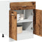 vidaXL - Onderkast - met - lade - 60x46x81,5 - cm - bewerkt - hout - oud - houtkleurig