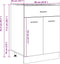 vidaXL - Onderkast - met - lade - 60x46x81,5 - cm - bewerkt - hout - oud - houtkleurig