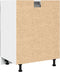 vidaXL - Onderkast - met - lade - 60x46x81,5 - cm - bewerkt - hout - betongrijs