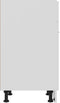 vidaXL - Onderkast - met - lade - 60x46x81,5 - cm - bewerkt - hout - wit