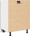 vidaXL - Onderkast - met - lade - 60x46x81,5 - cm - bewerkt - hout - oud - houtkleurig