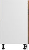 vidaXL - Onderkast - met - lade - 60x46x81,5 - cm - bewerkt - hout - gerookt - eiken