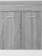 vidaXL - Onderkast - met - lade - 60x46x81,5 - cm - bewerkt - hout - grijs - sonoma