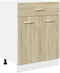 vidaXL - Onderkast - met - lade - 60x46x81,5 - cm - spaanplaat - sonoma - eikenkleurig