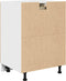 vidaXL - Onderkast - met - lade - 60x46x81,5 - cm - spaanplaat - sonoma - eikenkleurig