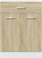 vidaXL - Onderkast - met - lade - 60x46x81,5 - cm - spaanplaat - sonoma - eikenkleurig
