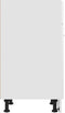 vidaXL - Onderkast - met - lade - 60x46x81,5 - cm - spaanplaat - hoogglans - wit