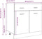 vidaXL - Onderkast - met - lade - 80x46x81,5 - cm - bewerkt - hout - oud - houtkleurig