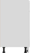 vidaXL - Onderkast - met - lade - 80x46x81,5 - cm - bewerkt - hout - hoogglans - wit