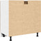 vidaXL - Onderkast - met - lade - 80x46x81,5 - cm - bewerkt - hout - artisanaal - eiken