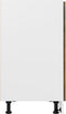 vidaXL - Onderkast - met - lade - 80x46x81,5 - cm - bewerkt - hout - gerookt - eiken