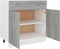 vidaXL - Onderkast - met - lade - 80x46x81,5 - cm - bewerkt - hout - grijs - sonoma
