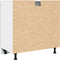 vidaXL - Onderkast - met - lade - 80x46x81,5 - cm - bewerkt - hout - betongrijs