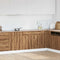 vidaXL - Onderkast - met - lade - 80x46x81,5 - cm - bewerkt - hout - artisanaal - eiken