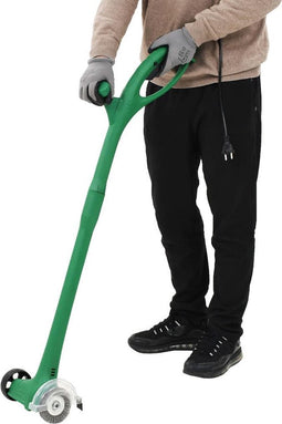 vidaXL Onkruidborstel elektrisch 140 W groen