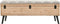 vidaXL - Opbergbank - 110 - cm - massief - vurenhout