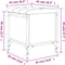 vidaXL - Opbergbank - 42x42x45 - cm - bewerkt - hout - zwart