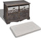 vidaXL - Opbergbank - 62x33x42 - cm - paulowniahout - bruin