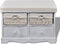 vidaXL - Opbergbank - 62x33x42 - cm - paulowniahout - wit