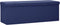 vidaXL - Opbergbank - inklapbaar - kunstlinnen - blauw