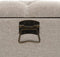 vidaXL - Opbergbank - met - rugleuning - 110 - cm - stof - crèmekleurig