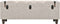 vidaXL - Opbergbankenset - 112x37x45 - cm - massief - hout - en - staal - 3-delig