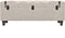 vidaXL - Opbergbankenset - 112x37x45 - cm - massief - hout - en - staal - 3-delig