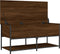 vidaXL - Opbergbankje - 100x42,5x47 - cm - bewerkt - hout - bruin - eikenkleur