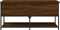 vidaXL - Opbergbankje - 100x42,5x47 - cm - bewerkt - hout - bruin - eikenkleur