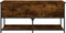 vidaXL - Opbergbankje - 100x42,5x47 - cm - bewerkt - hout - gerookt - eikenkleurig