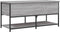vidaXL - Opbergbankje - 100x42,5x47 - cm - bewerkt - hout - grijs - sonoma - eiken